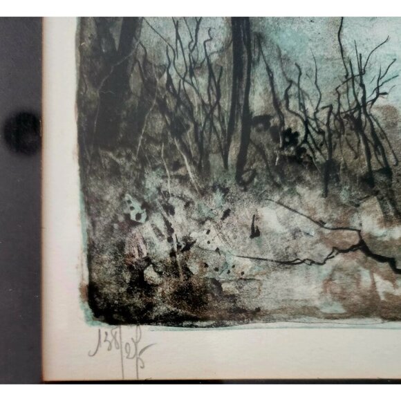 Bernard Gantner SIGNED Art Limited Numbered Lithograph Authenticated Framed - Picture 4 of 5